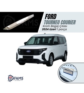 Ford Tourneo Courier Krom Bagaj Çıtası 2024 Üzeri Paslanmaz Çelik