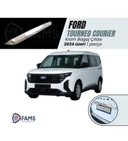 Ford Tourneo Courier Krom Bagaj Çıtası 2024 Üzeri Paslanmaz Çelik