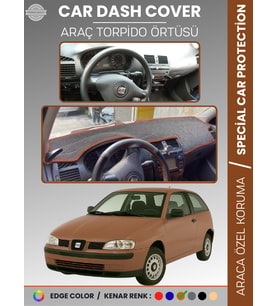 SEAT İBİZA (1998-2001) Torpido Örtüsü Panel Halı Koruma Tam Uyum Çatlamayı Önler Hızlı Montaj