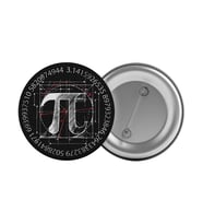 Pi Sayısı Çanta Rozeti 20 Adet En Büyük Boy 5.8cm İğneli Broş
