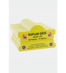 Kaplan Gözü & Aslan Burç Bileklik Kartı