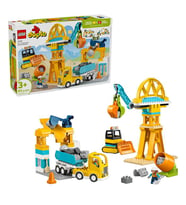 LEGO DUPLO Kasabası 3'ü 1 Arada İnşaat Sahası ve Araçları 10476