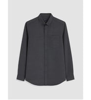LCWAIKIKI Classic Antrasit Regular Fit Armürlü Erkek Gömlek