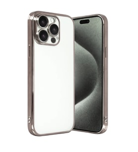 Apple iPhone 15 Pro Max Razer Lensli Silikon - Titan Gri