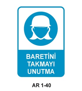 İŞ GÜVENLİĞİ UYARI LEVHASI 1 ADET PVC 21 X 29CM
