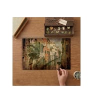 Prigo Şehir Manzarası Tasarımı 240 parça Ahşap Puzzle Ahşap Kutuda MP01210