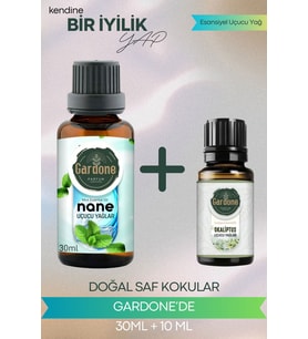 Nane 30 ML + Okaliptus 10 ML ( Oda Kokusu Aroma Terapi Buhurdanlık / Difüzör Yağı ) Set 2 Adet