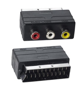 Scart Erkek-Rca Dişi Ara Mini Adaptör