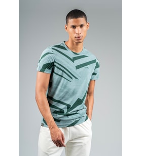 Maraton Regular Erkek Bisiklet Yaka Haki T-shirt