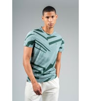 Maraton Regular Erkek Bisiklet Yaka Haki T-shirt