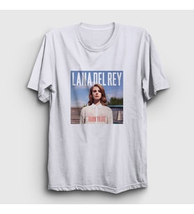 Presmono Unisex Beyaz Born To Die Lana Del Rey T-Shirt 395553tt