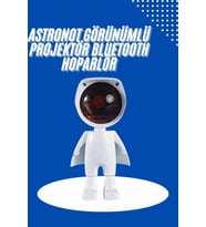 Astronot Işık Projektörü Gökkuşağı Projeksiyon Gece Lambası Hediyelik