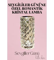 Sevgililer Gününe Özel Romantik Kristal Gece Lambası Sevgiliye Hediye