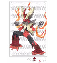 Pokemon Go Pikachu Blaziken Puzzle 240 Parça Yapboz