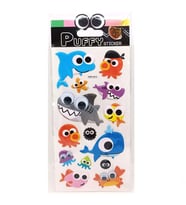 Puffy Stickers Oynar Gözlü Şaşkın Balıklar