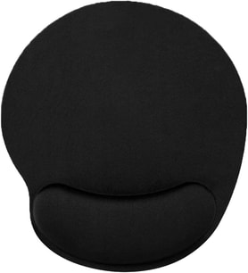 Siyah Bilek Destekli Mouse Pad,Ergonomik Kaymaz Taban,Oyun ve Ofis için Fare Altlığı,Suya Dayanıklı (Siyah)