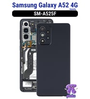 Samsung Galaxy A52 4G Arka Kapak Pil Batarya Kapağı Kamera Lensli SM-A525F Uyumlu