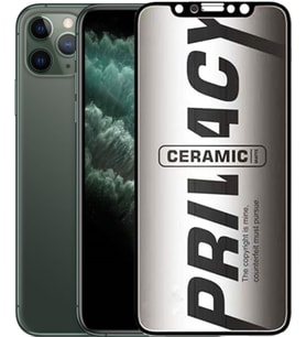 Apple Uyumlu   iPhone 11 Pro Max Hayalet Ekran Koruyucu Mat Seramik Gizli
