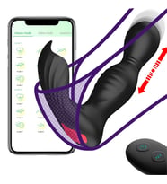 Uzaktan Kumandalı Telefon Kontrollü Şarjlı İleri Geri Hareketli Klitoris Uyarıcı Külot İçi Vibratör