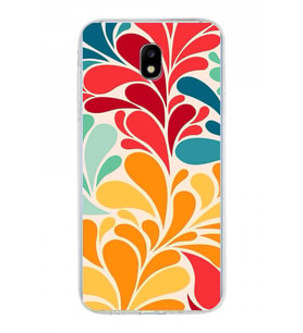 PrintiFy Samsung Galaxy J5 Pro ile Uyumlu 1mm Slim Fit Retro Colors 5 Baskılı Şeffaf  Kılıf
