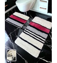 Mora Fuşya 2li Banyo Paspası (60x100 50x60 cm)