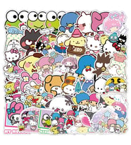 25'li Su Geçirmez Opak Sticker Seri : 1