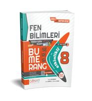 GÜNAY 8.SINIF BUMERANG FEN BİLİMLERİ ETKİNLİKLİ AKILLI DEFTER KİTAP
