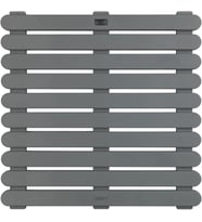 Gri, Kaymaz Duş ve Banyo Paspası 55x55 cm – Sauna ve Havuz Kullanımına Uygun