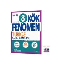 Fenomen Yayıncılık 2025-2026 8. Sınıf KÖK Türkçe İzleme Soruları Soru Bankası Güncel Müfredat (Çok Renkli)