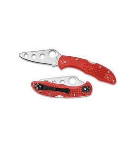 SPYDERCO C11TR DELICA TRAINER KIRMIZI CAKI (Renksiz)