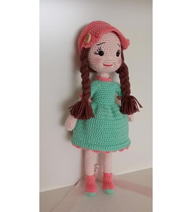 Lal Bebek Amigurumi Organik Oyuncak