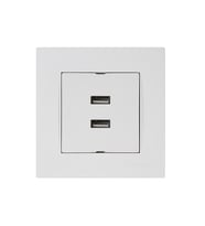 RİTA BEYAZ MEK. TUŞ İKİLİ USB ŞARJ PRİZİ MUTLUSAN 22004490101