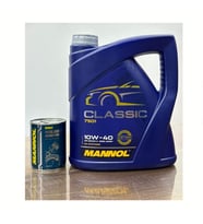 2025 10W40 Mannol Classic 4L Motor Yağı ve Molibden Additive 300ml Ses Giderici Katkısı