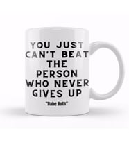 Babe Ruth Quotes Baseball Kupa Bardak Porselen