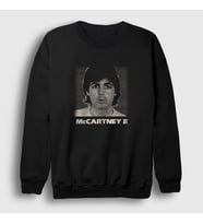 Presmono Unisex Siyah Solo The Beatles Paul Mccartney II Sweatshirt 555923tt