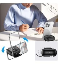 Samsung Galaxy Buds 3-Pro-3 FE için Lock-Stant Kulaklık Kılıfı Tek Parça Dizayn Çizilme ve Darbe Önleyici Buds 3 Pro Koruyucu Rahat Tutuşlu Güvenli Kilit Tasarımlı Buds 3 Pro Kılıfı (Siyah)