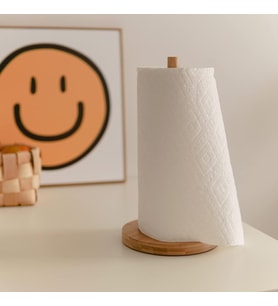 Bambu 12 cm Yuvarlak Havlu Peçetelik