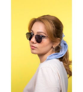 Gun Metal Unisex Güneş Gözlüğü