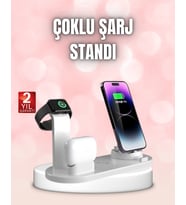 Qi Destekli Tüm Cihazlarla Uyumlu Kablosuz Şarj Ünitesi
