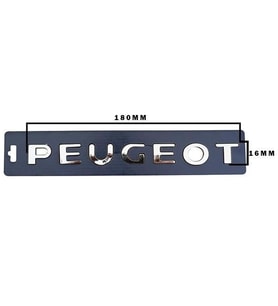 Peugeot 308 Bagaj Yazısı