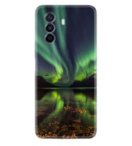 Huawei Nova Y70 Y90 Nova 9 SE  Kılıf Desemli Silikon Kuzey Işıkları 1327