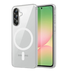 Newface Samsung Galaxy A57 5G Combo Sert Şeffaf Magsafe Kapak - Şeffaf
