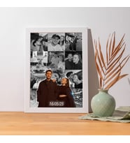 Özel Gün 12 Fotoğraflı 30 X 40 Çerçeve (Beyaz)