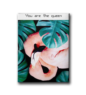 Flamingo Canvas Tablo MİND630