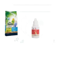 Muhabbet kusu yemi 400 gr+ Tüy vit 50 cc x 1 ADET