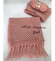 Simli Alize Angora şal
