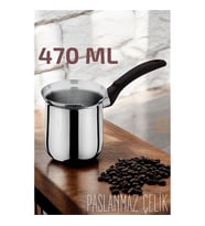 Turk Paslanmaz Çelik Cezve 470 ml