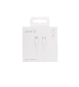 Zore ZR-42 Type-C to Lightning PD Hızlı Şarj Özellikli Data ve Şarj Kablosu 1M (Beyaz)