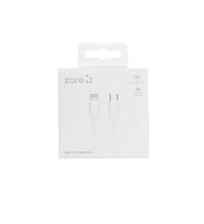 Zore ZR-42 Type-C to Lightning PD Hızlı Şarj Özellikli Data ve Şarj Kablosu 1M (Beyaz)