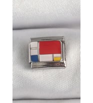 316L Çelik Gümüş Renk Karışık Renk Portre Model Nomination Charm